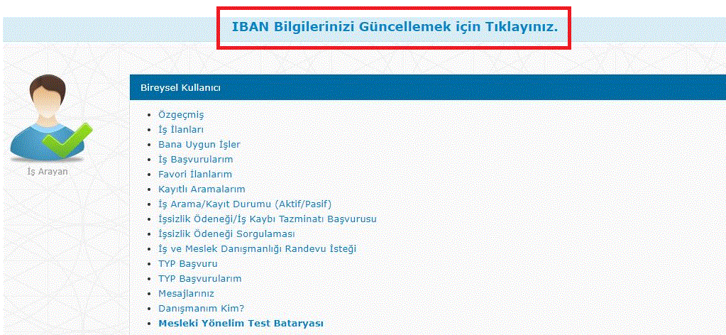 İşkur Ödenekleri için İşkur Üyeliğinizi Güncelleyiniz